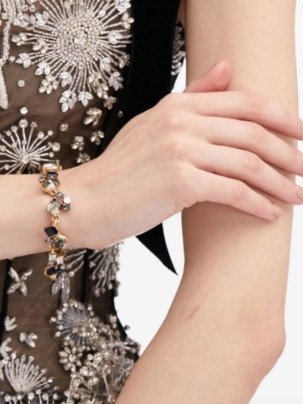Oscar de la Renta Scrambled Crystal bracelet